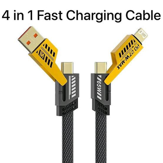 4 in 1 Fast Charging Cable Lightning Port Compatible