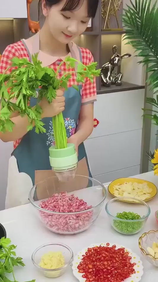 4 in 1 Portable Electric Vegetable Cutter